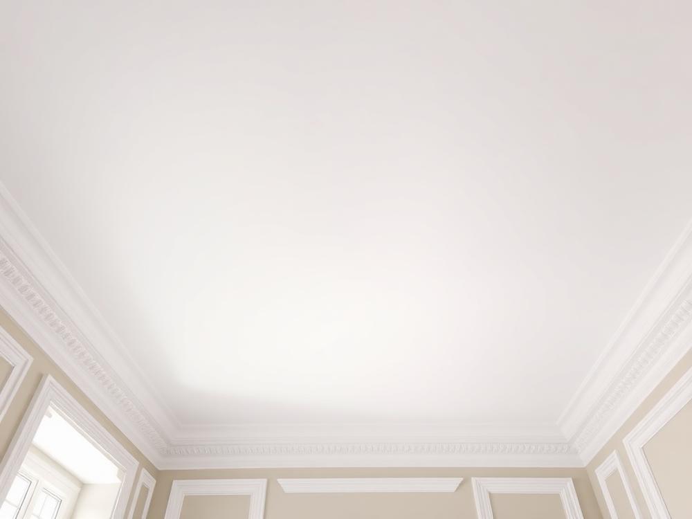 Restored ceiling after Captura repair and repaint