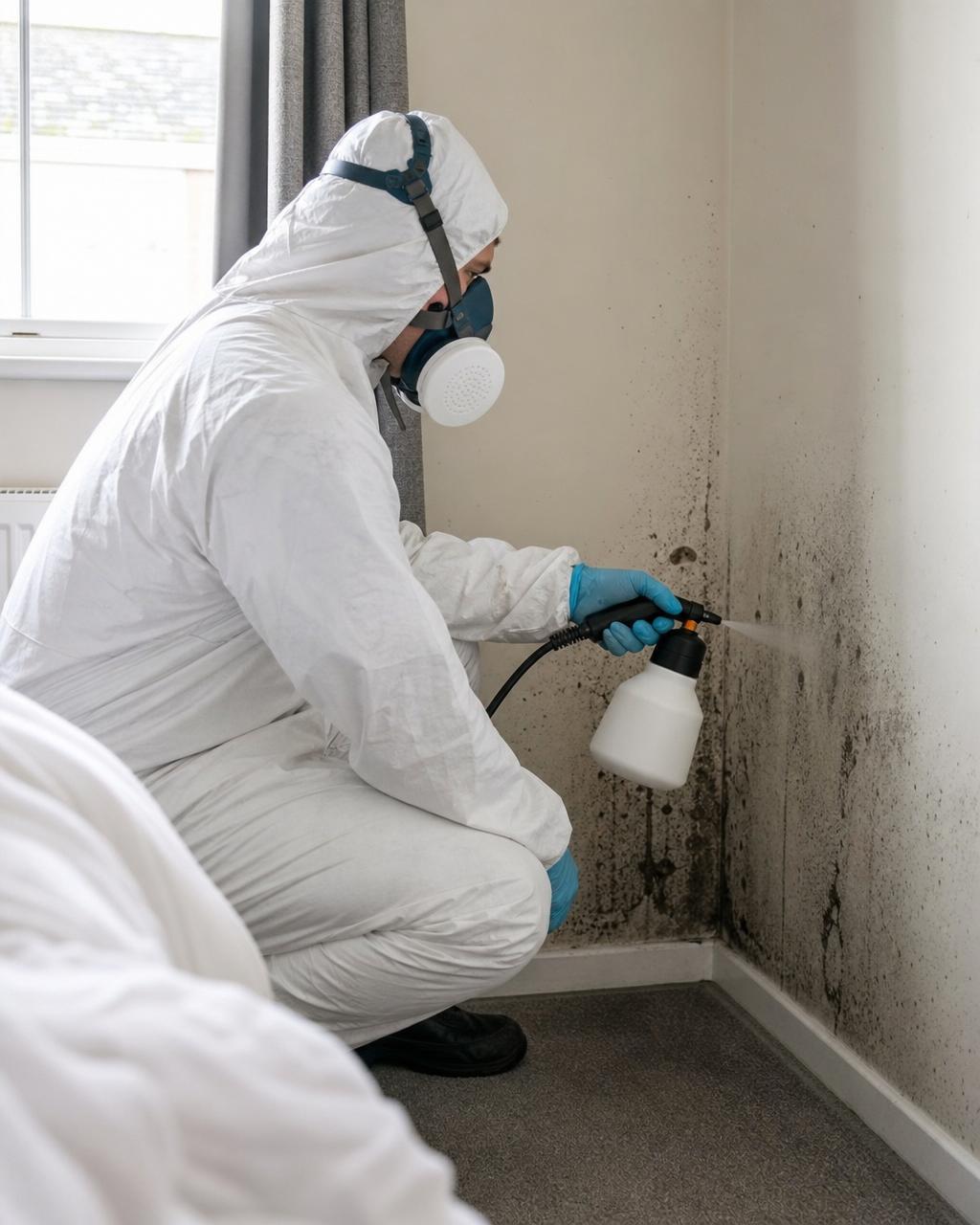 Professional black mould removal by Captura specialists